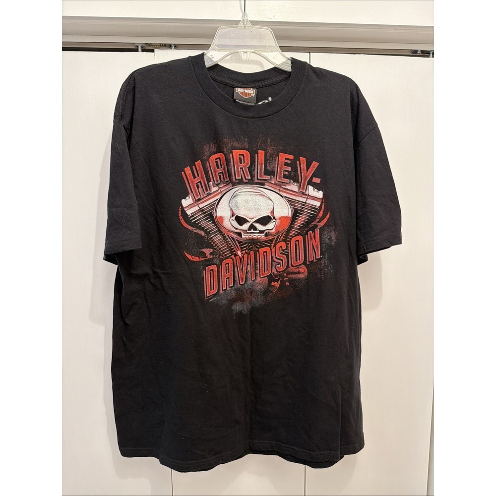 2016 Harley Davidson Punisher T-Shirt Cycle World Athens, GA Bulldog, Sz XL